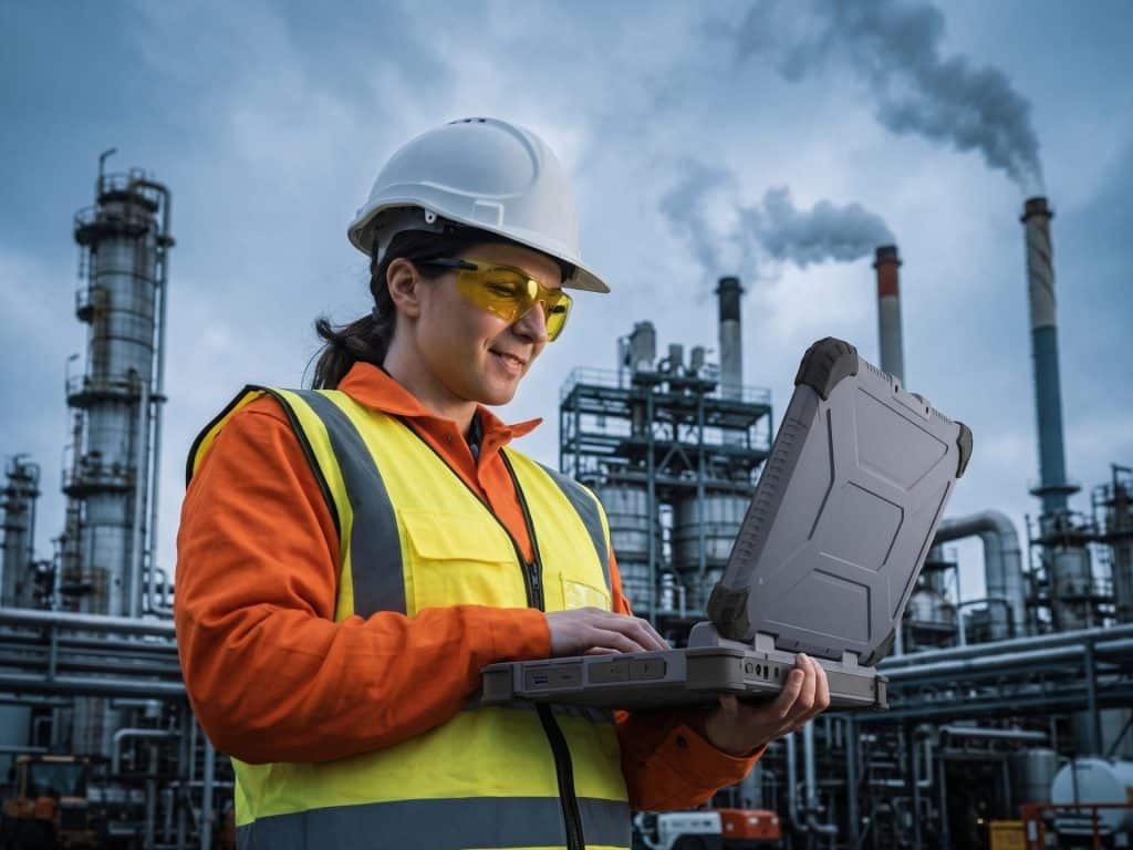 Rugged computeter oil and gas industry